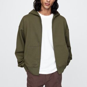 New Heavyweight Zip Hoodie Men's Gap M